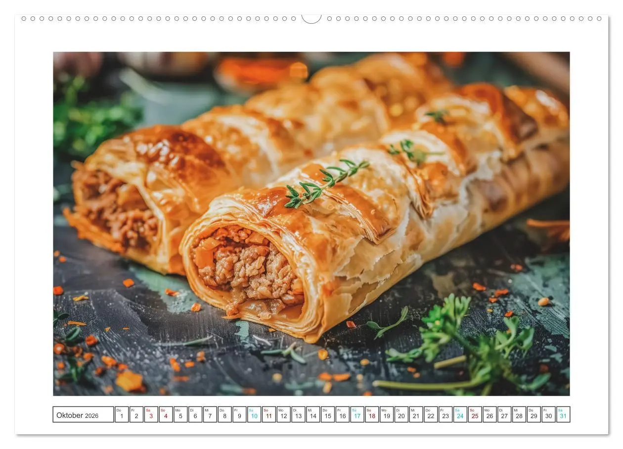 Bild: 9783457376119 | Hackfleisch-Küche (hochwertiger Premium Wandkalender 2026 DIN A2...