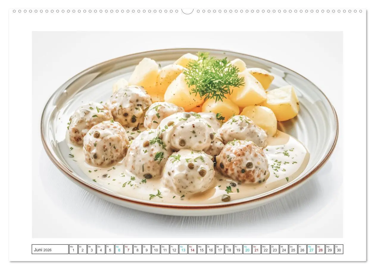 Bild: 9783457376119 | Hackfleisch-Küche (hochwertiger Premium Wandkalender 2026 DIN A2...