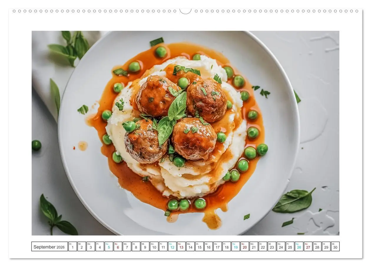Bild: 9783457376119 | Hackfleisch-Küche (hochwertiger Premium Wandkalender 2026 DIN A2...