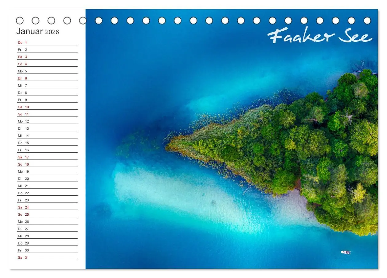 Bild: 9783457446119 | Wunderschönes Kärnten. Landschaft und Seen. (Tischkalender 2026 DIN...
