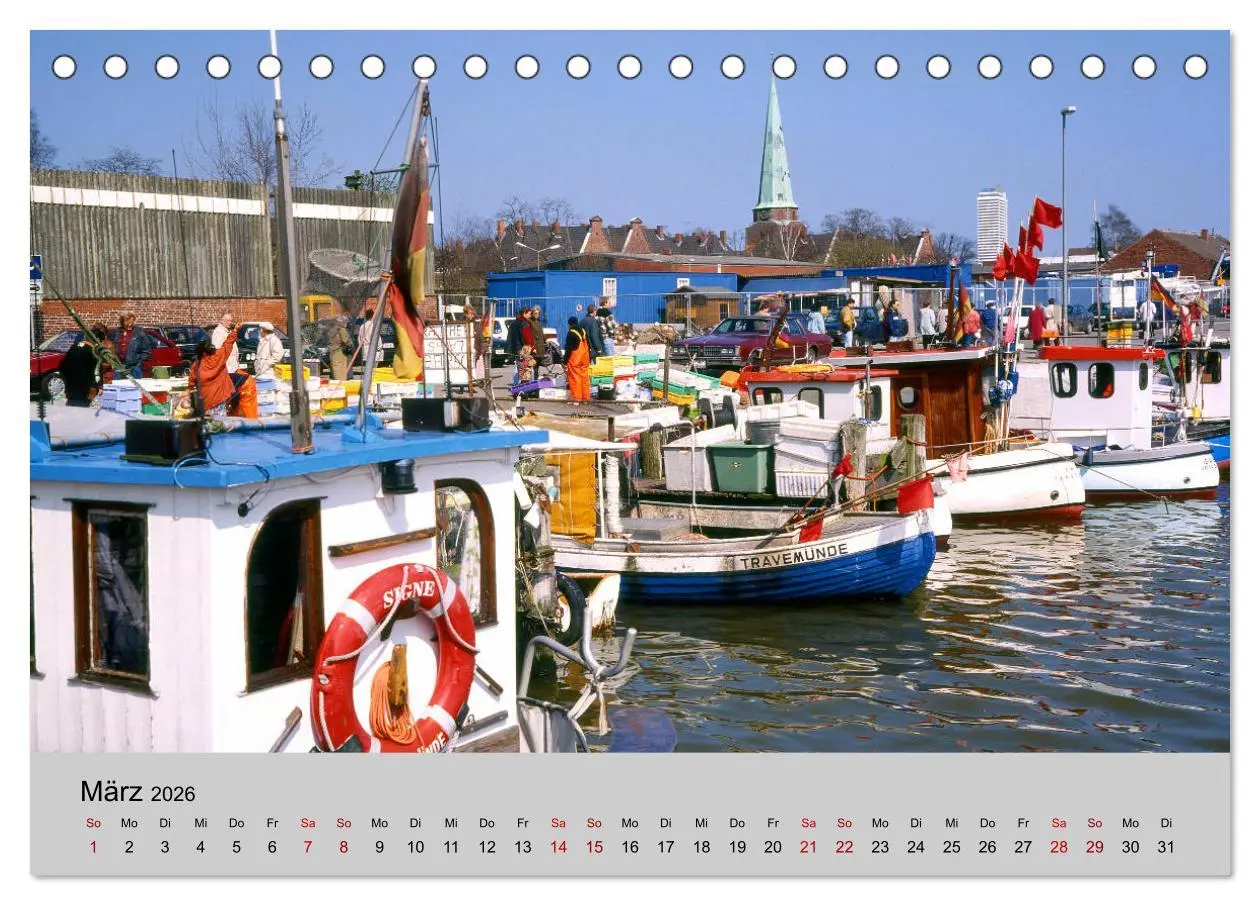 Bild: 9783457756119 | Travemünde maritim (Tischkalender 2026 DIN A5 quer), CALVENDO...