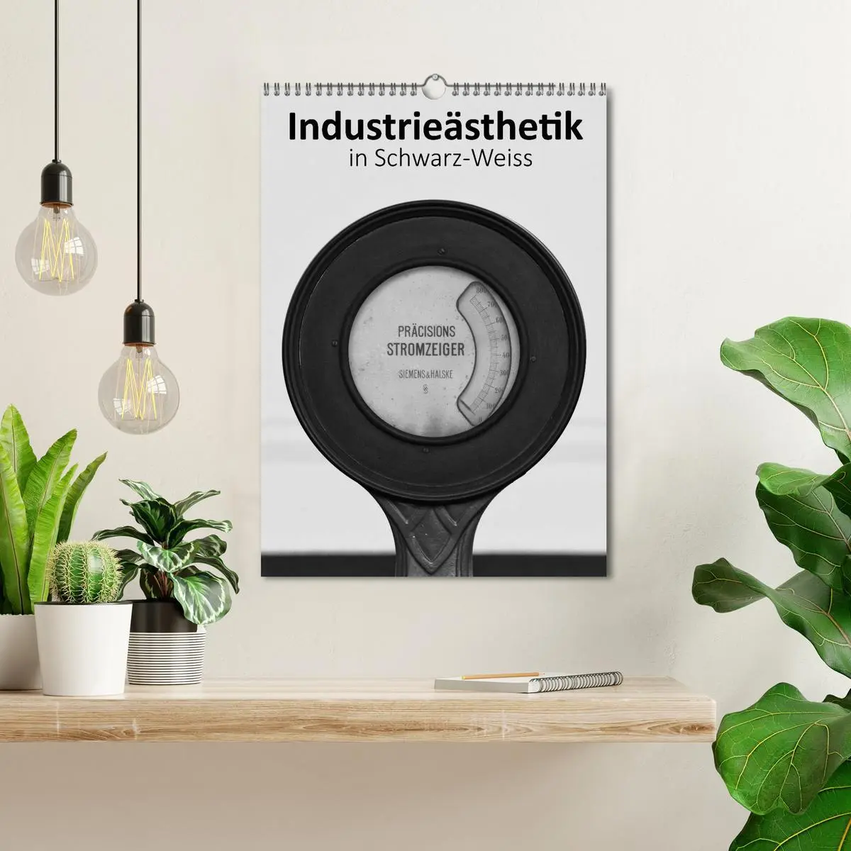 Bild: 9783516466119 | Industrieästhetik in Schwarz-Weiss (Wandkalender 2026 DIN A3 hoch),...