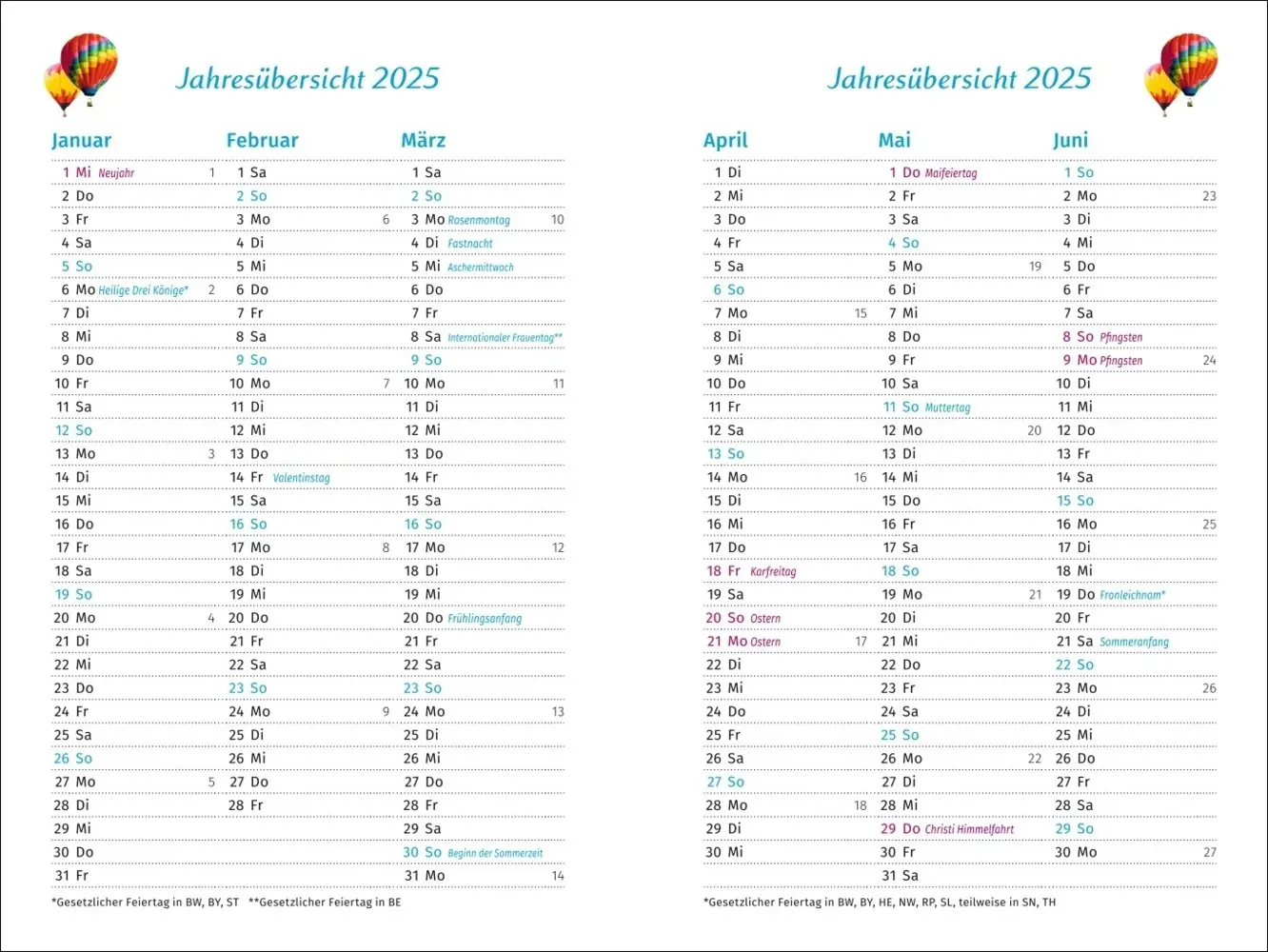Bild: 9783840196119 | PAL - Der Lebensfreude Taschenkalender 2025 | Kalender | Kalender