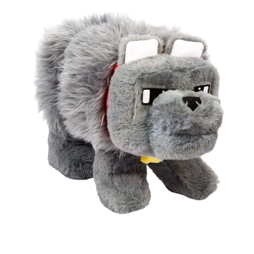 Bild: 194735346219 | Minecraft Dennis the Wolf Deluxe Funktionsplüsch | Offene Verpackung