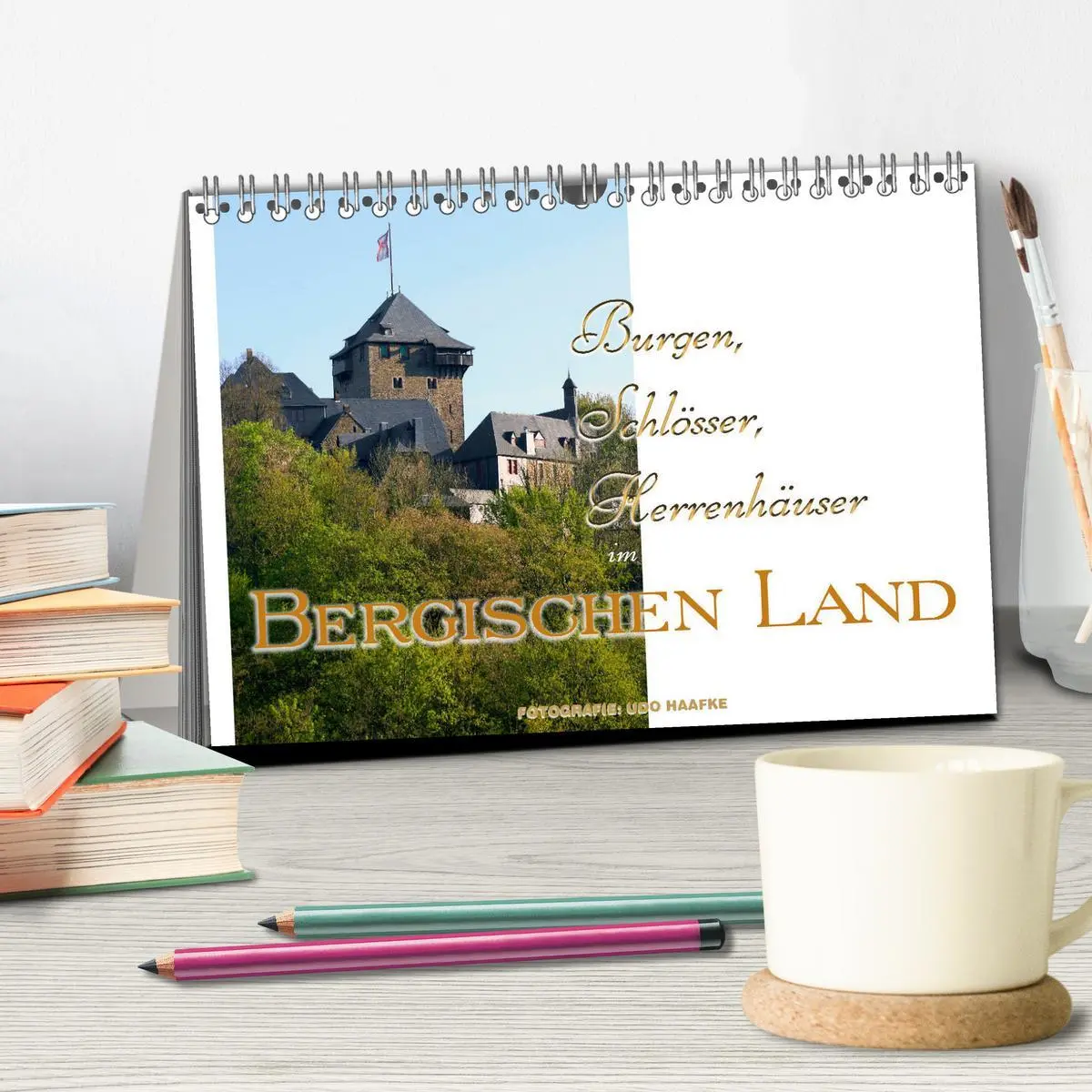 Bild: 9783457816219 | Burgen, Schlösser, Herrenhäuser im Bergischen Land (Tischkalender...