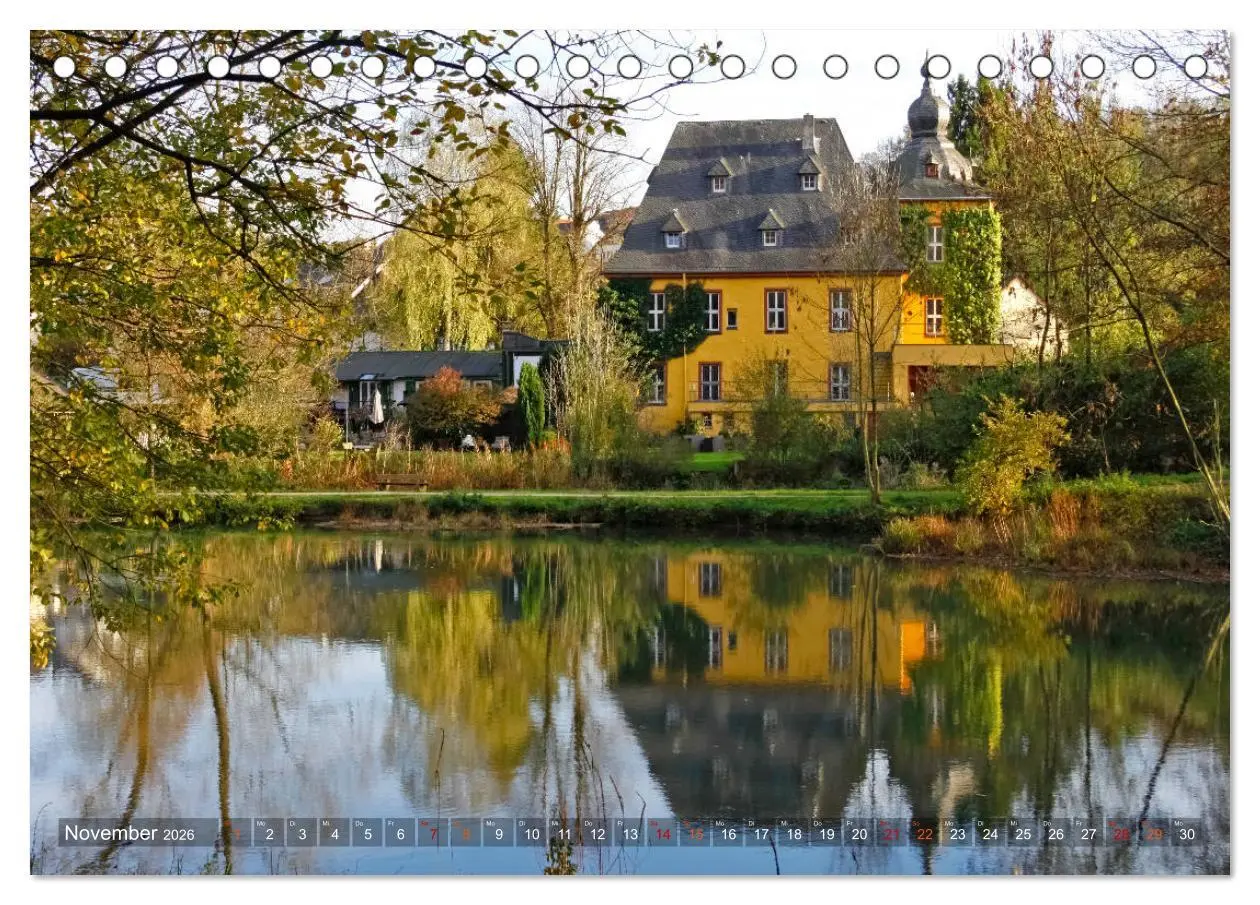 Bild: 9783457816219 | Burgen, Schlösser, Herrenhäuser im Bergischen Land (Tischkalender...