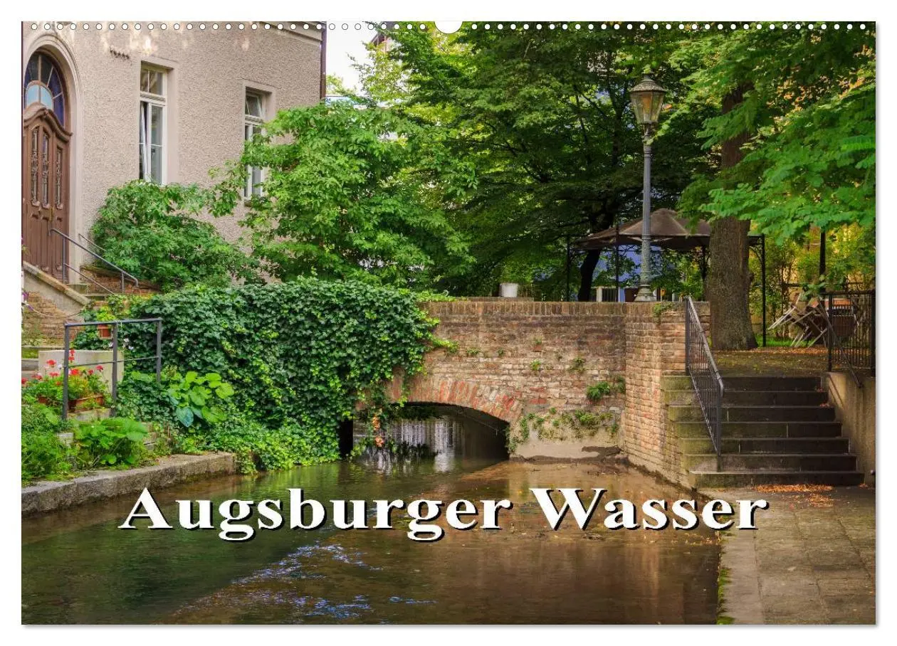 Cover: 9783516216219 | Augsburger Wasser (Wandkalender 2026 DIN A2 quer), CALVENDO...