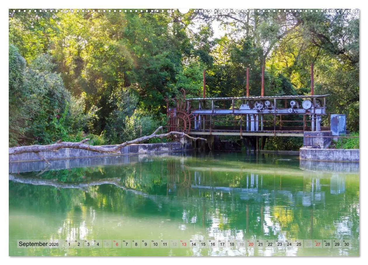 Bild: 9783516216219 | Augsburger Wasser (Wandkalender 2026 DIN A2 quer), CALVENDO...