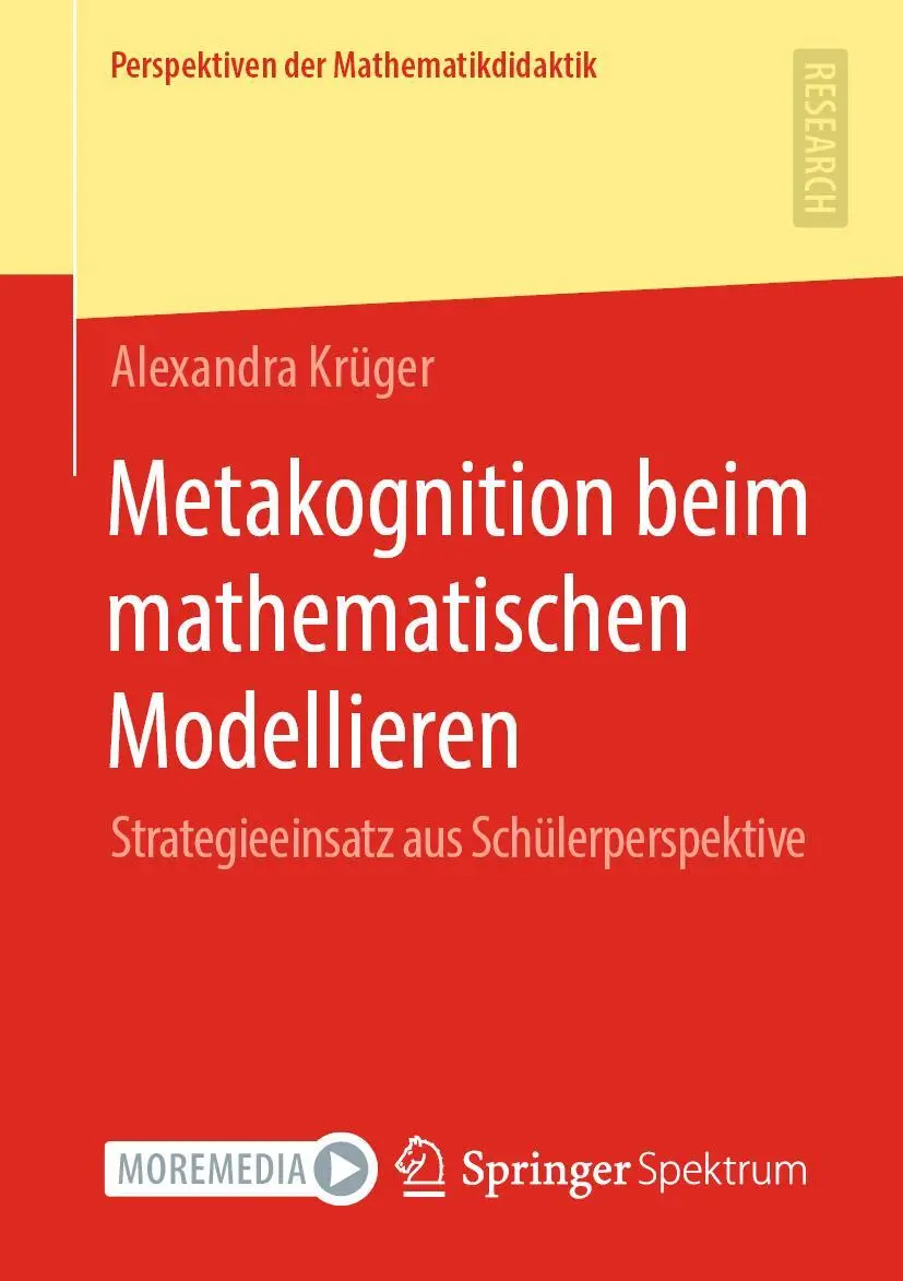 Cover: 9783658336219 | Metakognition beim mathematischen Modellieren | Alexandra Krüger | x