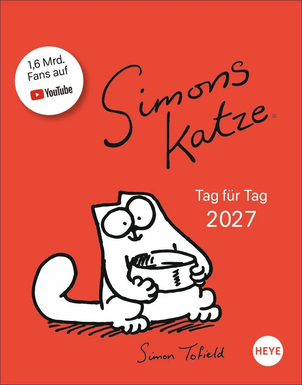 Cover: 9783756416219 | Simons Katze Tagesabreißkalender 2027 | Simon Tofield | Kalender