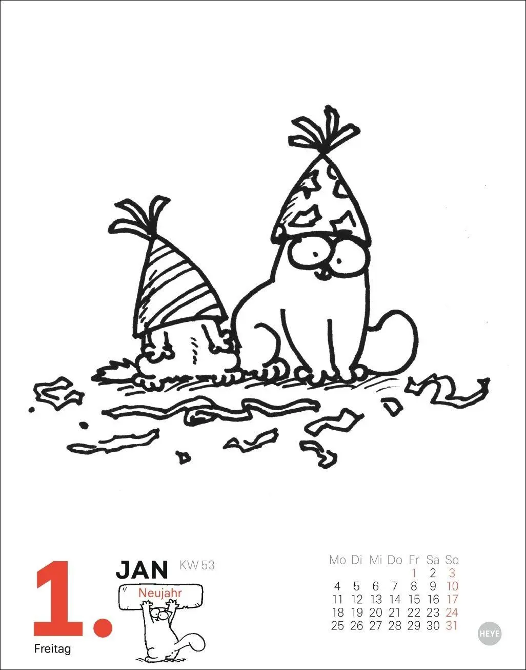 Bild: 9783756416219 | Simons Katze Tagesabreißkalender 2027 | Simon Tofield | Kalender