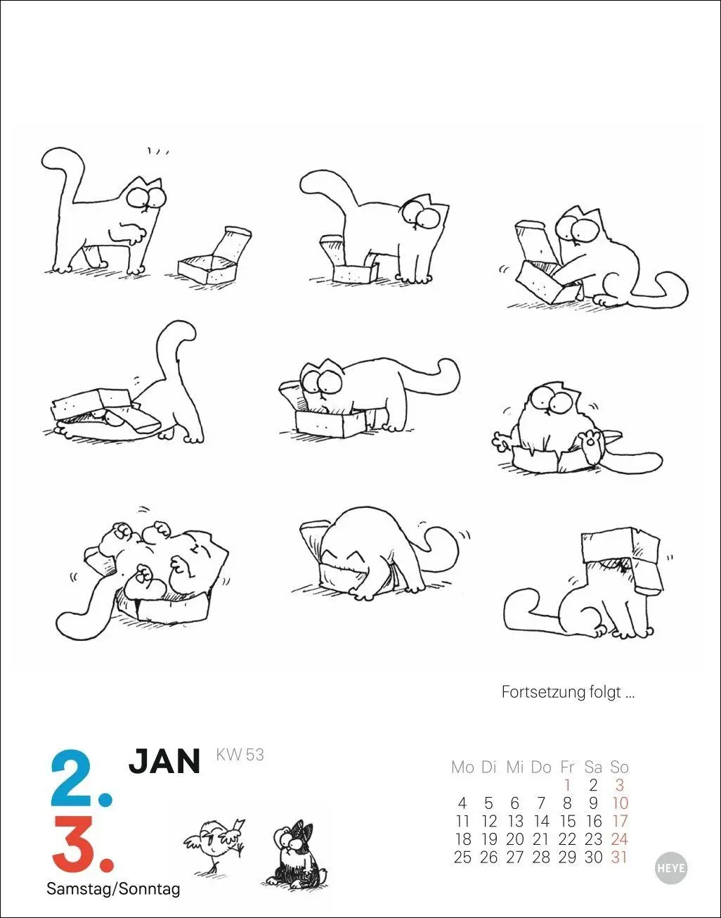 Bild: 9783756416219 | Simons Katze Tagesabreißkalender 2027 | Simon Tofield | Kalender