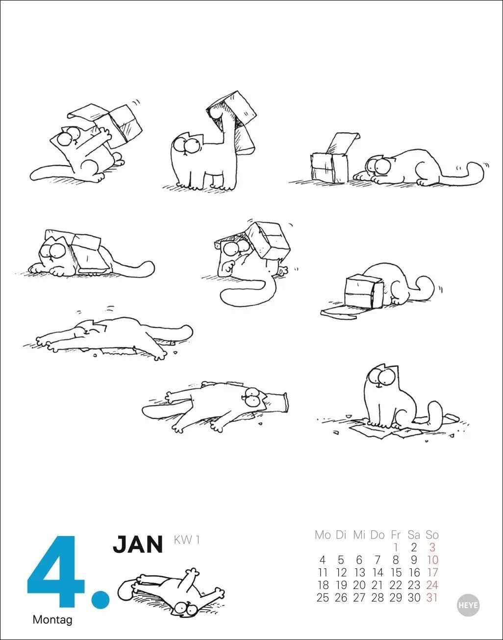 Bild: 9783756416219 | Simons Katze Tagesabreißkalender 2027 | Simon Tofield | Kalender