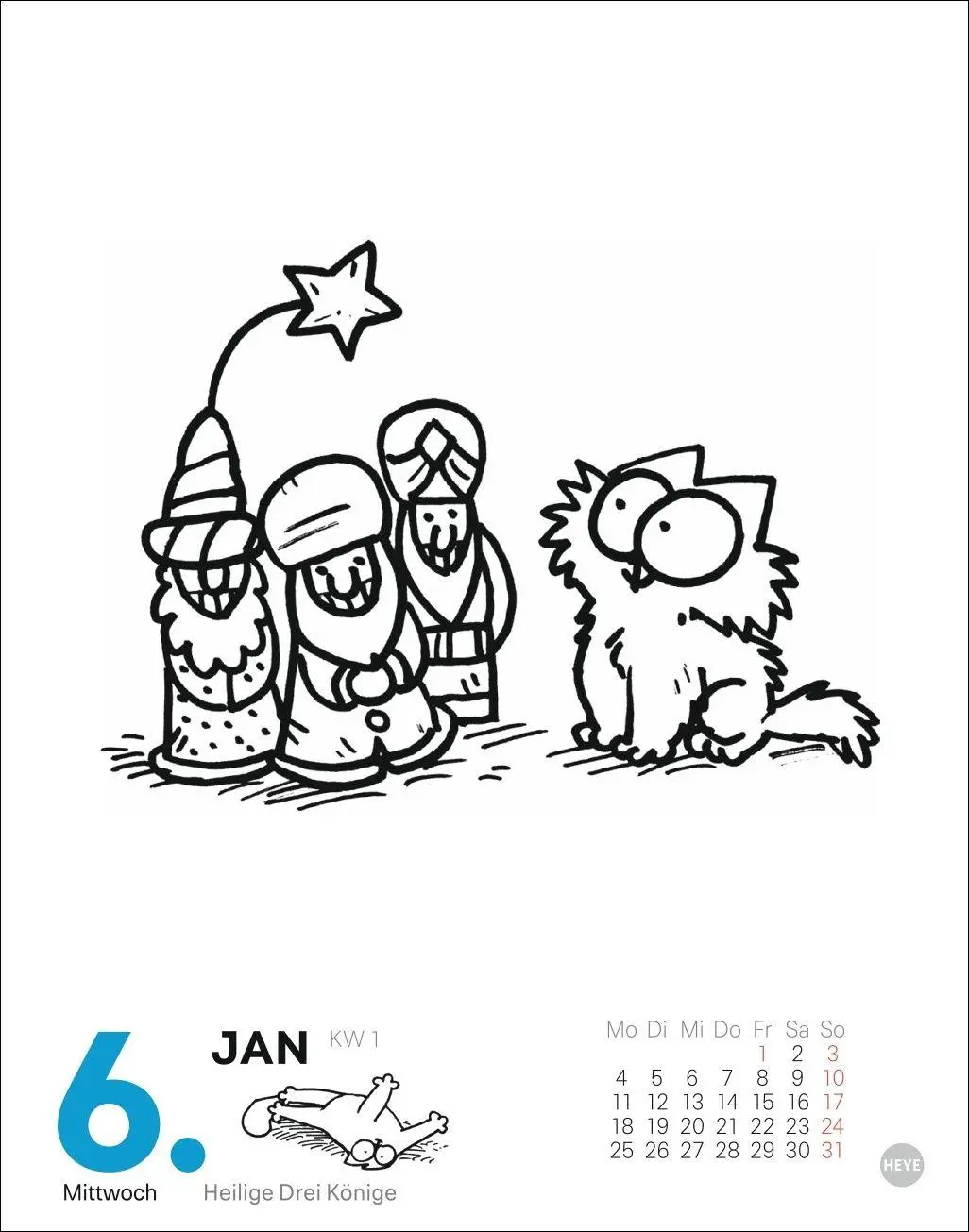 Bild: 9783756416219 | Simons Katze Tagesabreißkalender 2027 | Simon Tofield | Kalender