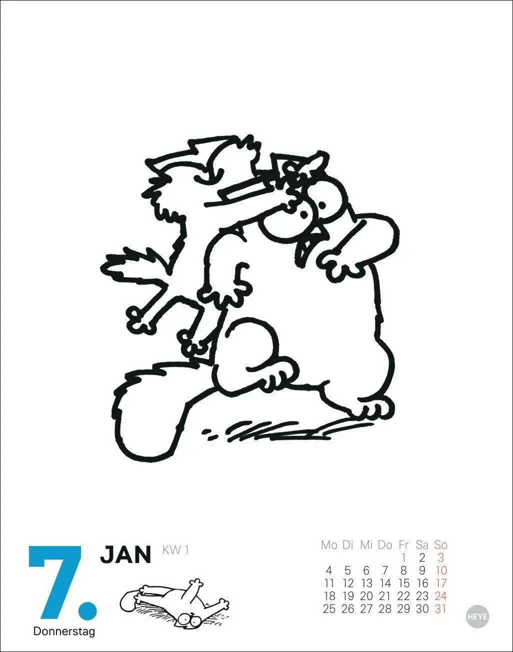 Bild: 9783756416219 | Simons Katze Tagesabreißkalender 2027 | Simon Tofield | Kalender