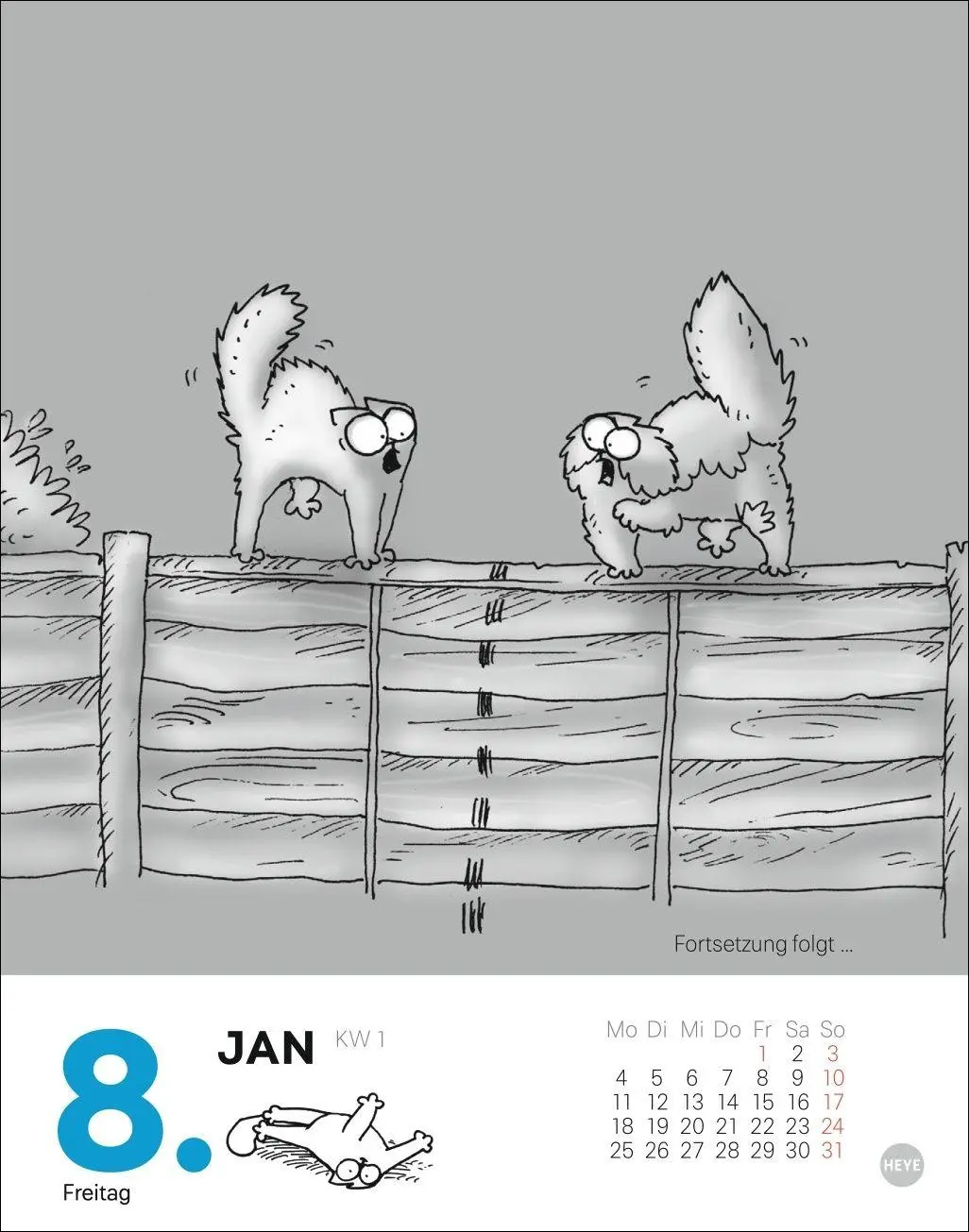 Bild: 9783756416219 | Simons Katze Tagesabreißkalender 2027 | Simon Tofield | Kalender