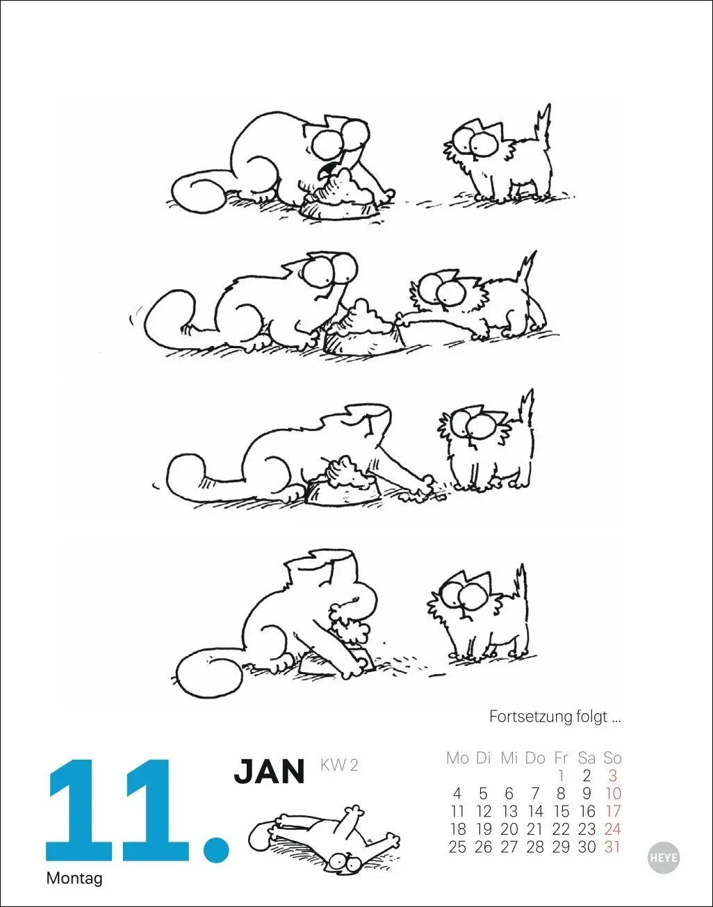 Bild: 9783756416219 | Simons Katze Tagesabreißkalender 2027 | Simon Tofield | Kalender