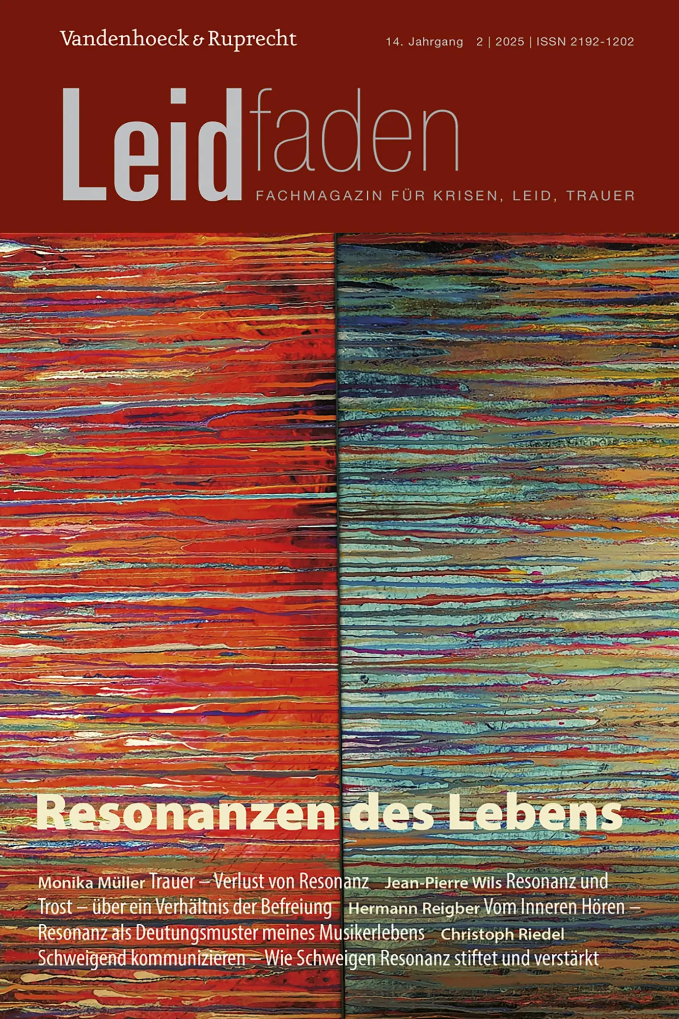 Cover: 9783525806319 | Resonanzen des Lebens | Leidfaden 2025, Heft 2 | Monika Müller (u. a.)