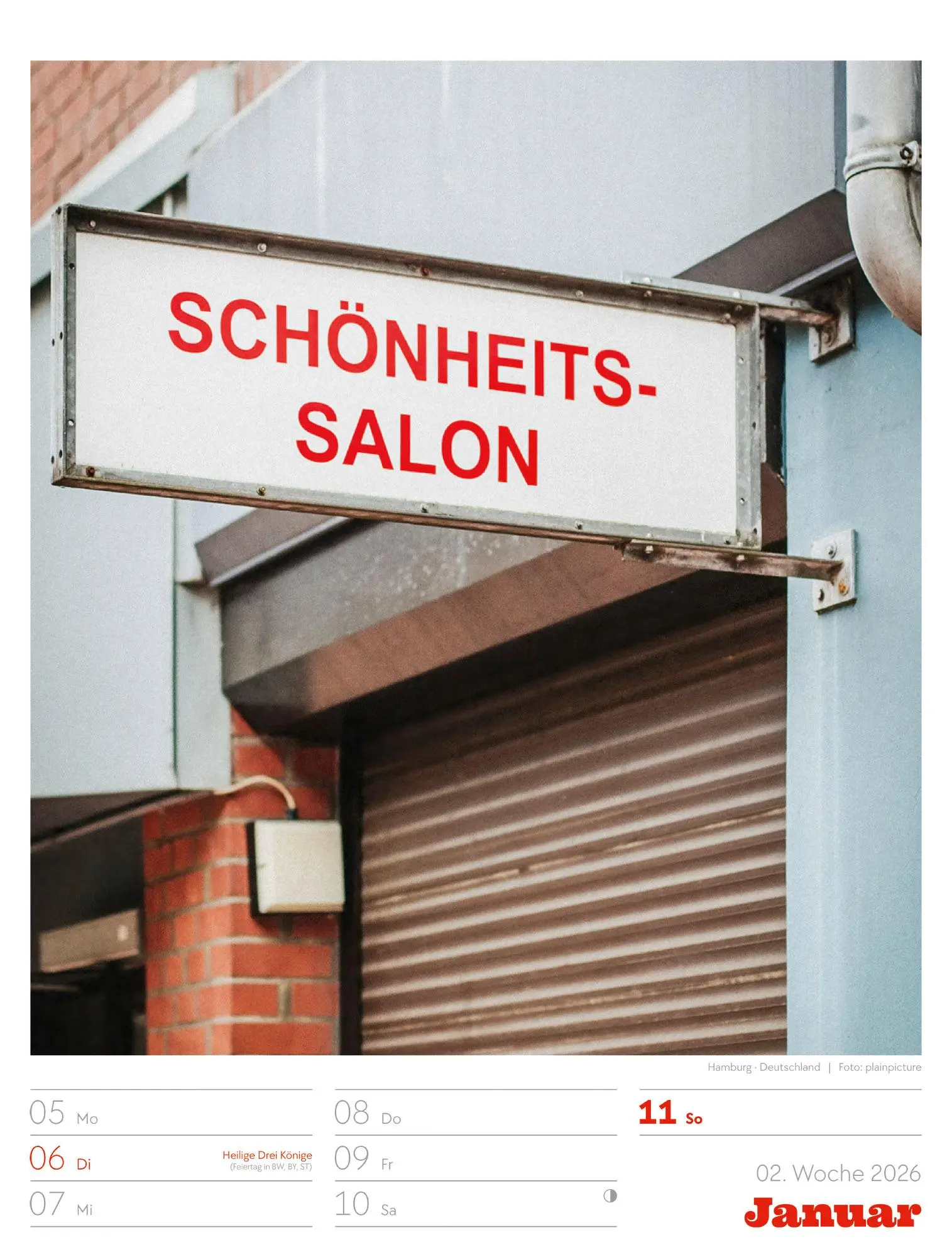 Bild: 9783838436319 | Signs - Schilder-Wochenplaner 2026 | Ackermann Kunstverlag GmbH | 2026