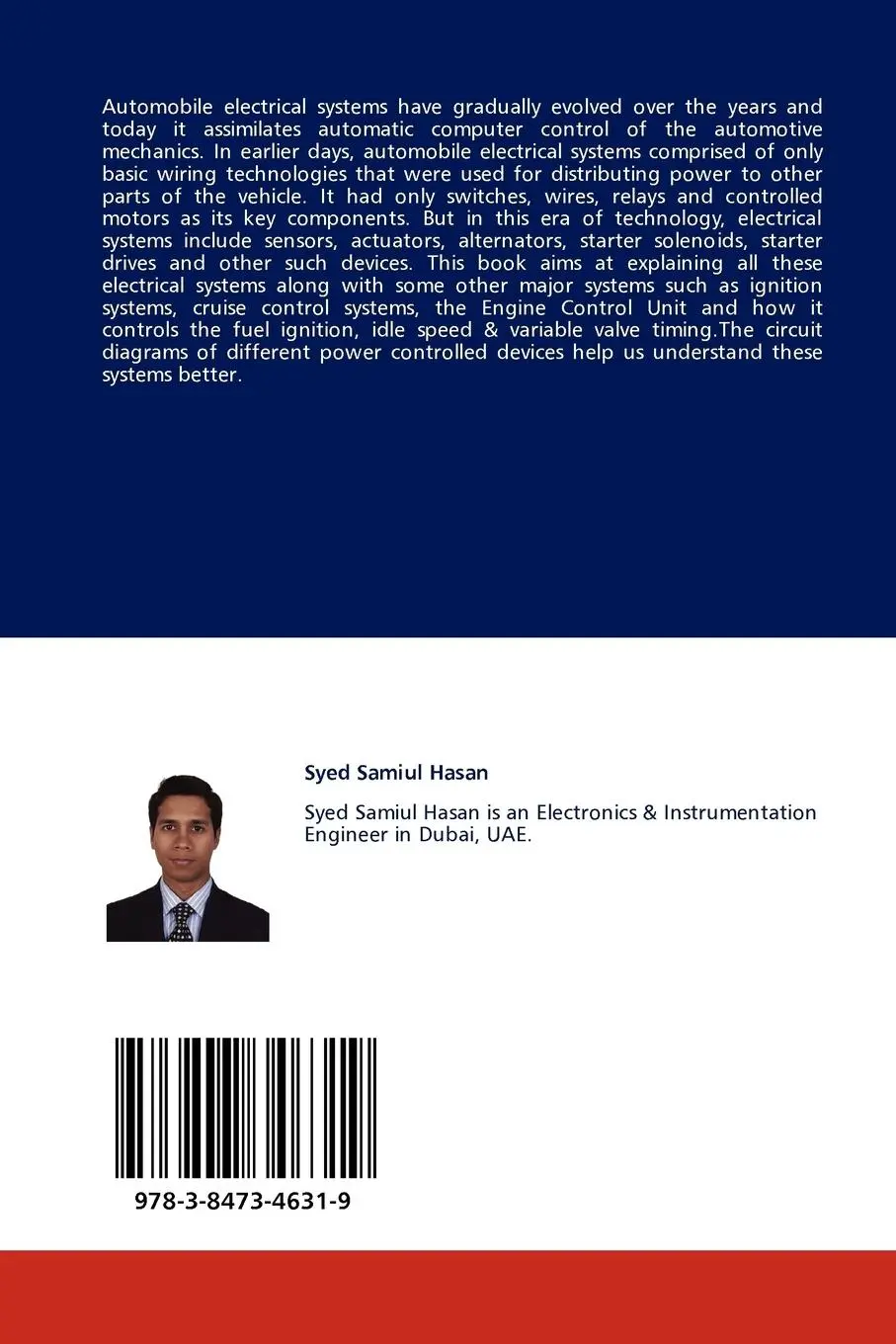 Rückseite: 9783847346319 | Automotive Electrical Systems | A Beginner's Guide to Car Electronics