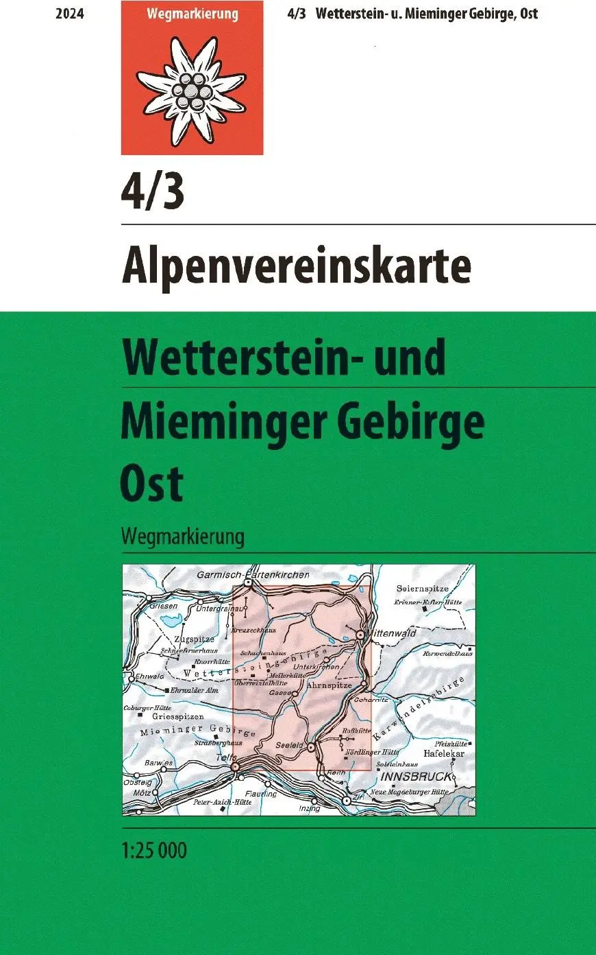 Cover: 9783948256319 | Wetterstein- und Mieminger Gebirge, Ost | Deutscher Alpenverein e. V.