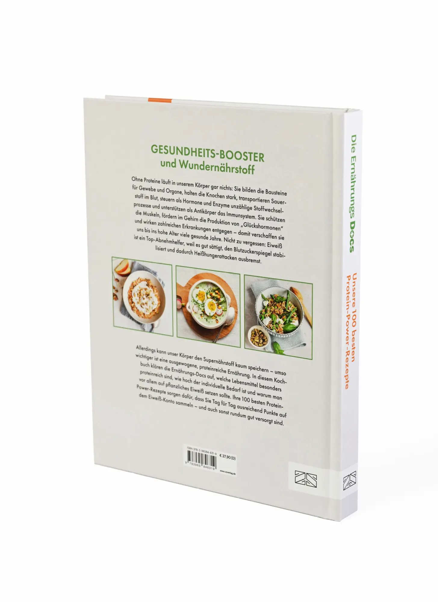 Bild: 9783965846319 | Die Ernährungs-Docs - Unsere 100 besten Protein-Power-Rezepte | Buch