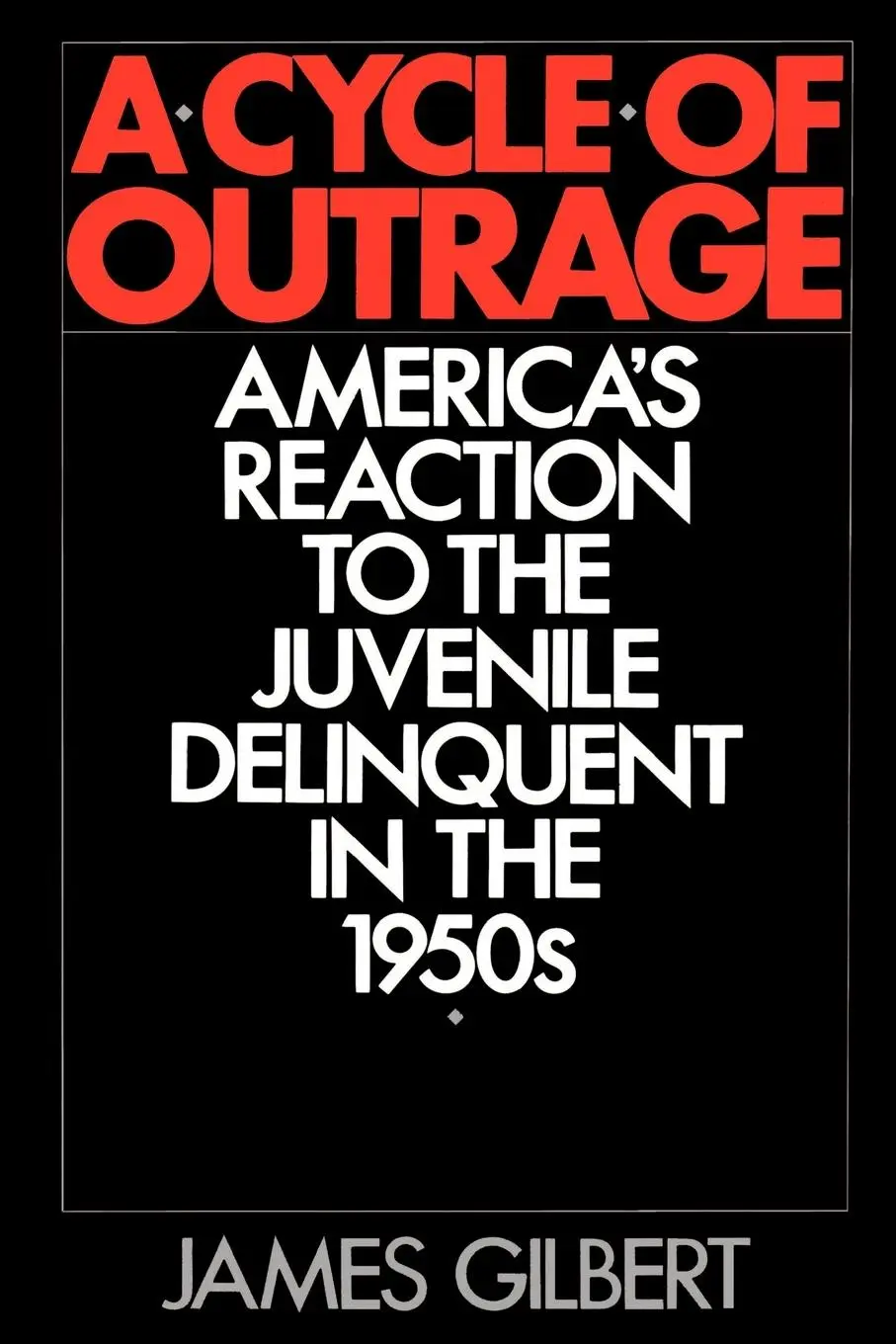 Cover: 9780195056419 | A Cycle of Outrage | James Gilbert | Taschenbuch | Englisch | 1988