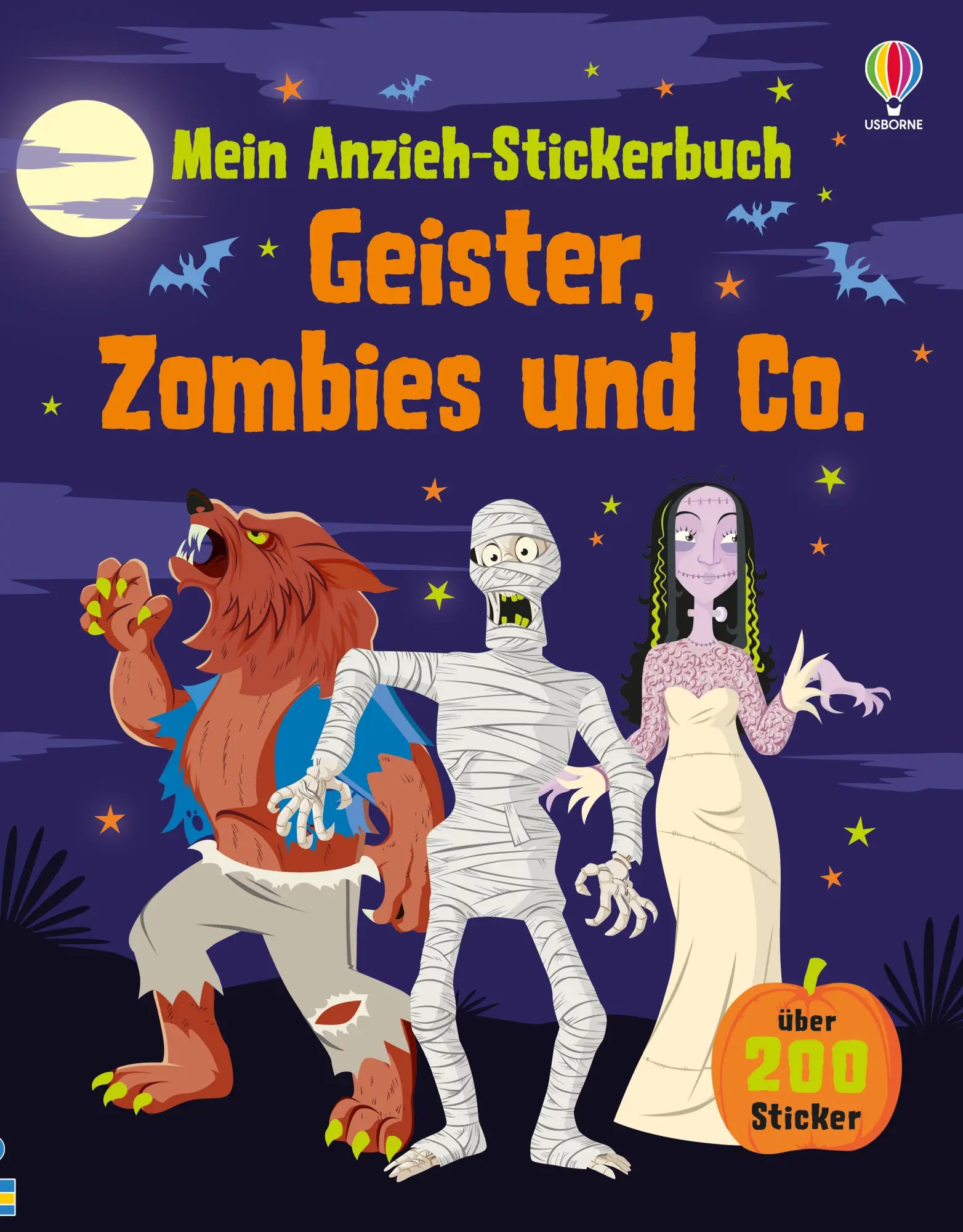 Cover: 9781035706419 | Mein Anzieh-Stickerbuch: Geister, Zombies und Co. | Louie Stowell