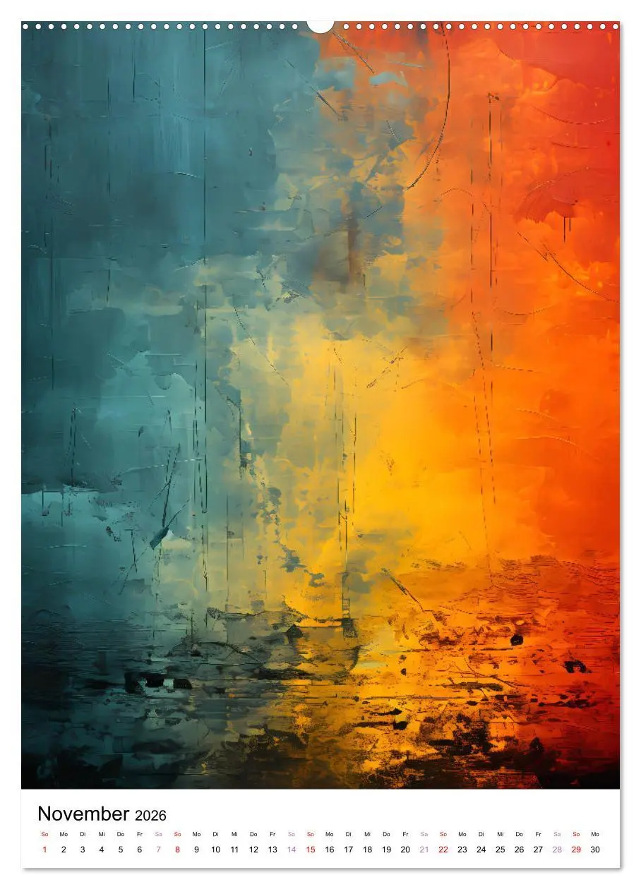 Bild: 9783457276419 | KI-Kunstwerke (hochwertiger Premium Wandkalender 2026 DIN A2 hoch),...
