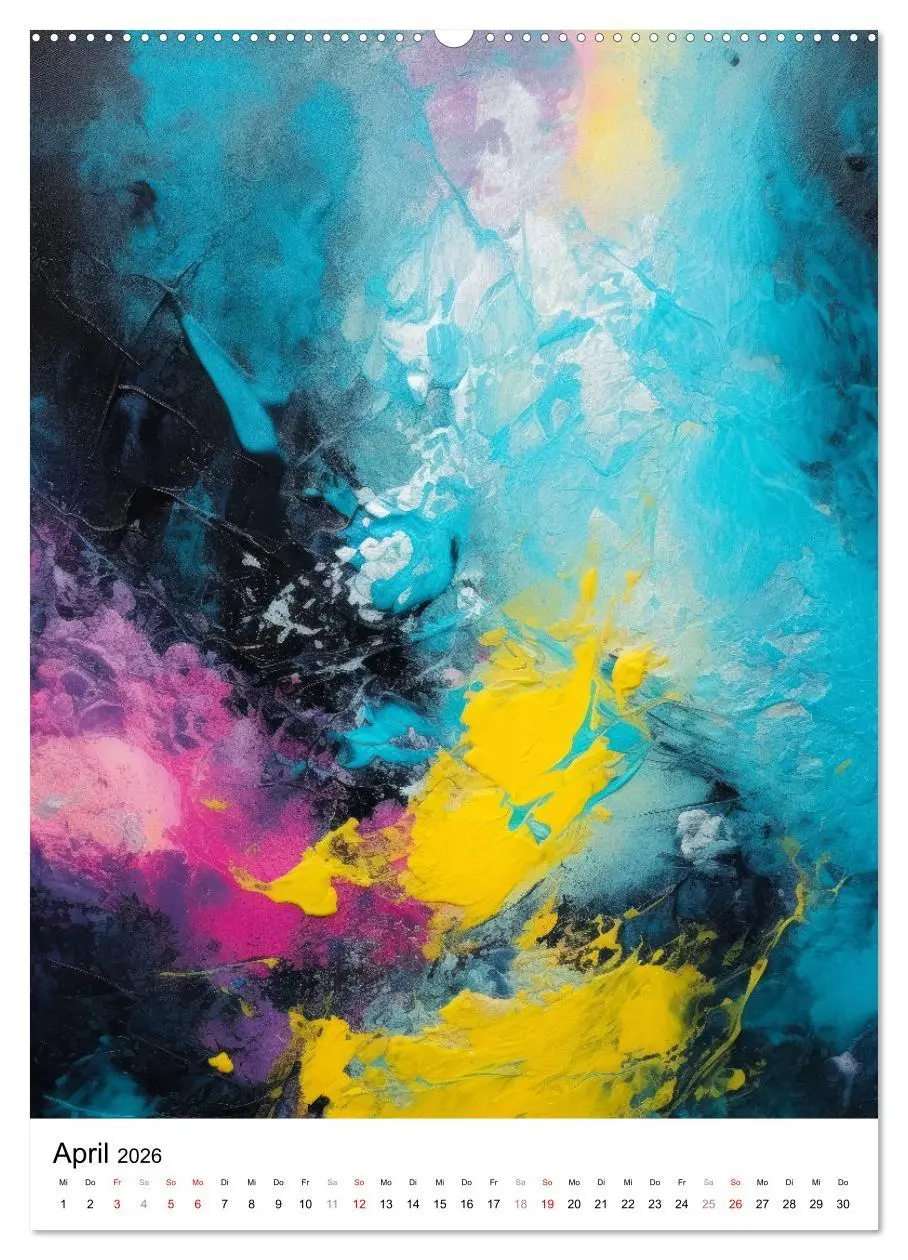 Bild: 9783457276419 | KI-Kunstwerke (hochwertiger Premium Wandkalender 2026 DIN A2 hoch),...
