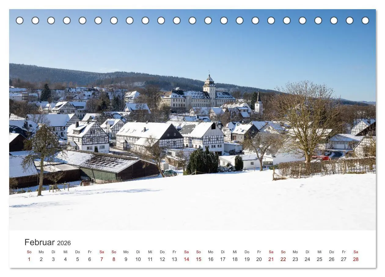 Bild: 9783457416419 | Grafschaft, ein Dorf im Schmallenberger Sauerland (Tischkalender...