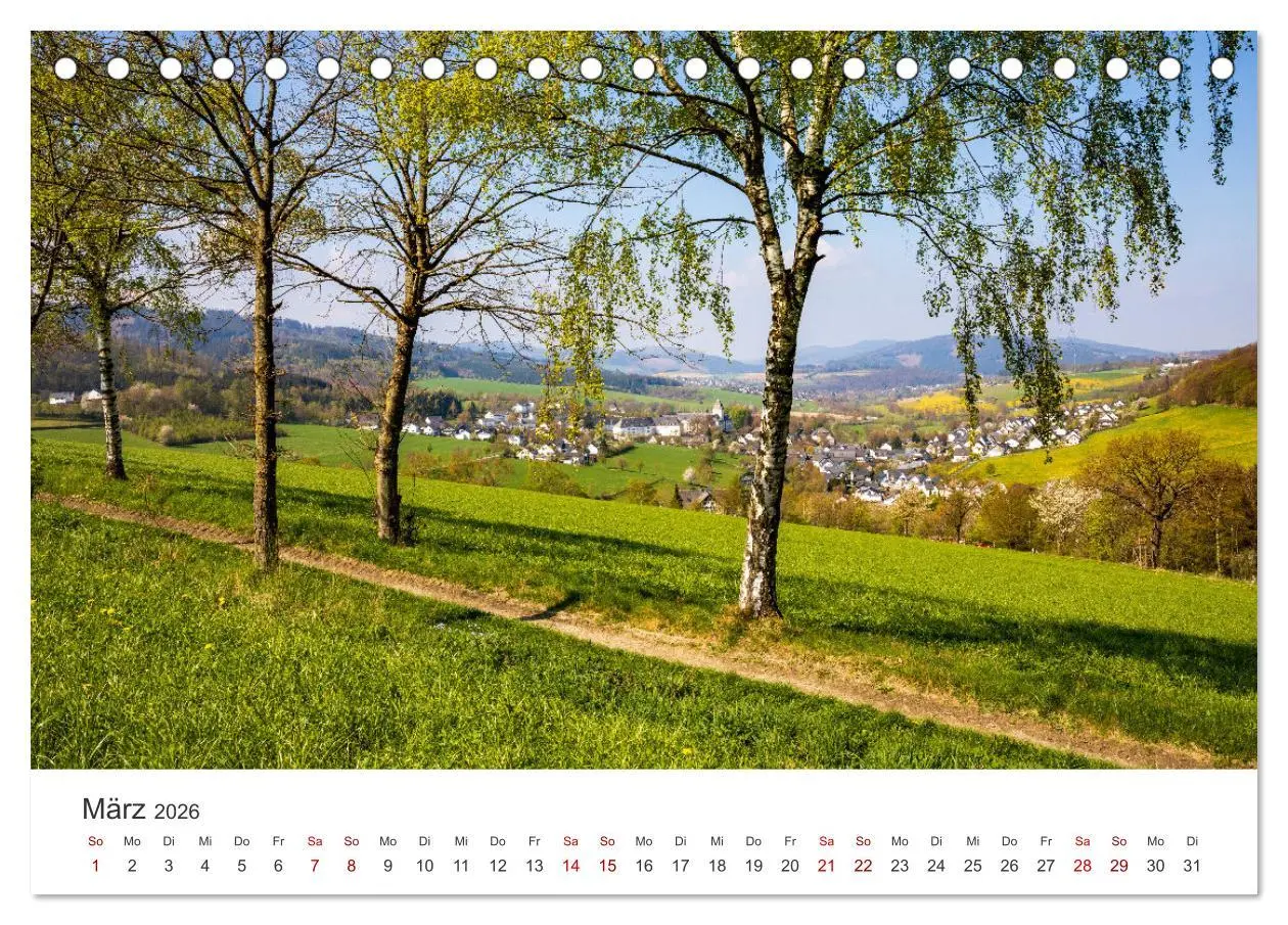 Bild: 9783457416419 | Grafschaft, ein Dorf im Schmallenberger Sauerland (Tischkalender...