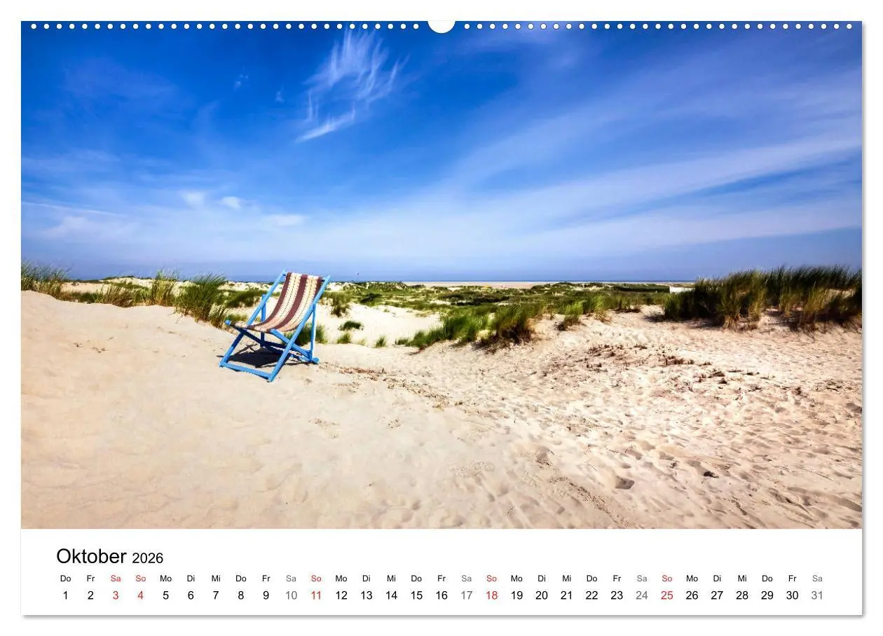 Bild: 9783457966419 | Borkum - Inselblicke (hochwertiger Premium Wandkalender 2026 DIN A2...