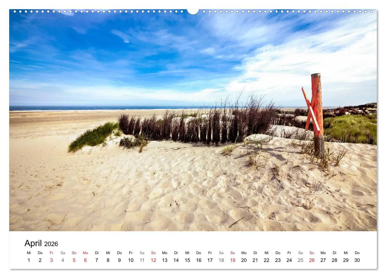 Bild: 9783457966419 | Borkum - Inselblicke (hochwertiger Premium Wandkalender 2026 DIN A2...