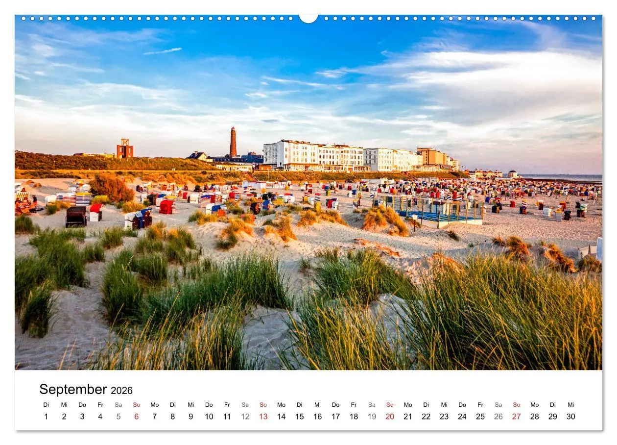 Bild: 9783457966419 | Borkum - Inselblicke (hochwertiger Premium Wandkalender 2026 DIN A2...