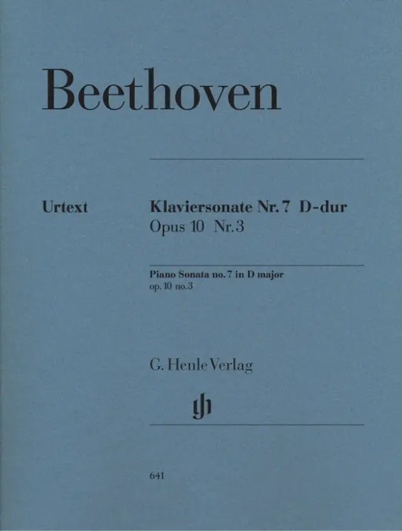 Cover: 9790201806419 | Ludwig van Beethoven - Klaviersonate Nr. 7 D-dur op. 10 Nr. 3 | Buch