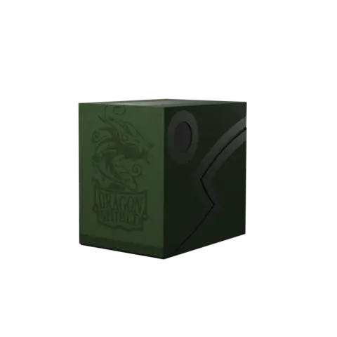 Cover: 5706569306519 | Boxes - Double Shell Forest Green/Black | Dragon Shield!