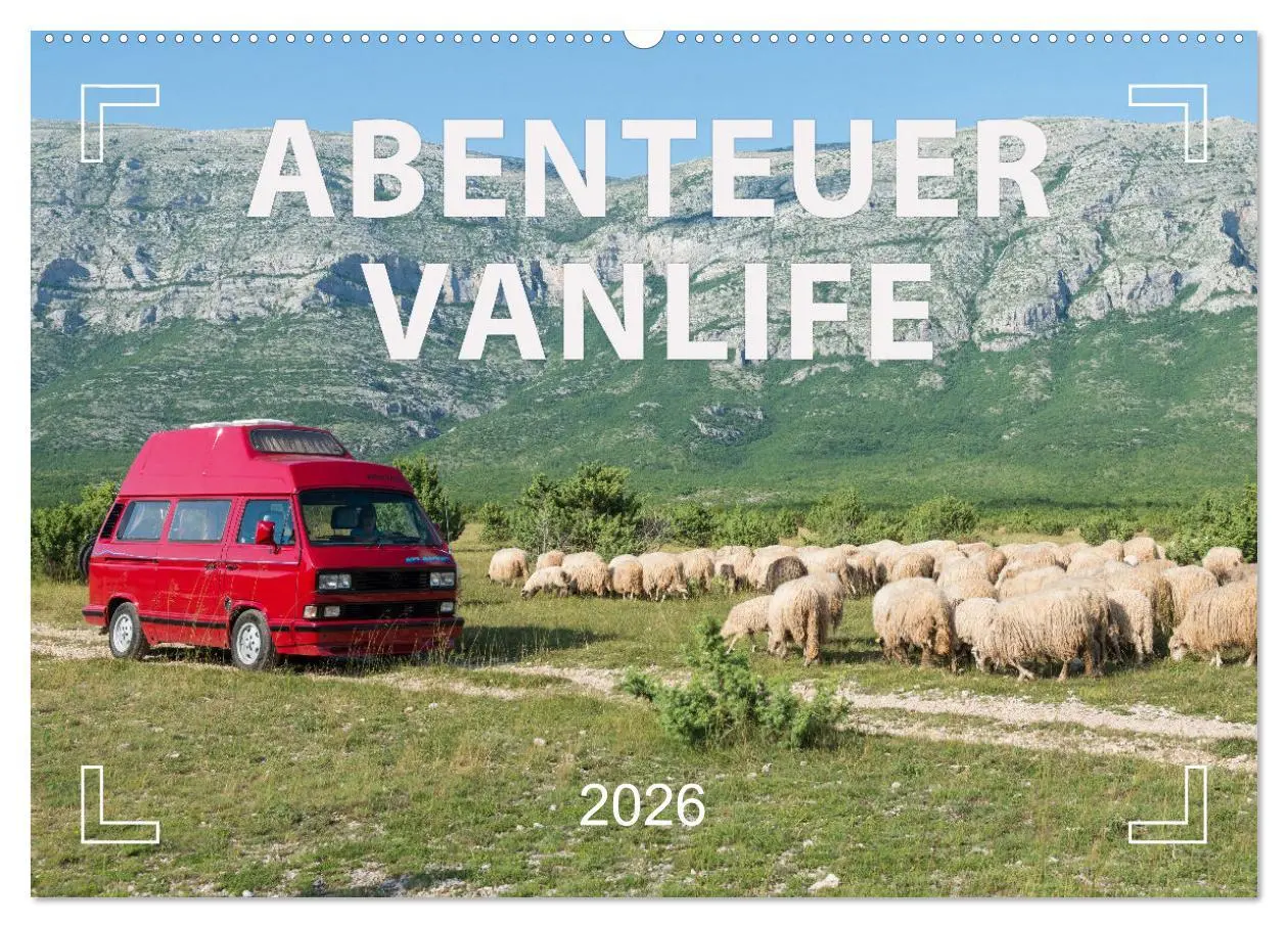 Cover: 9783457576519 | Abenteuer Vanlife - Glücklich unterwegs (Wandkalender 2026 DIN A2...