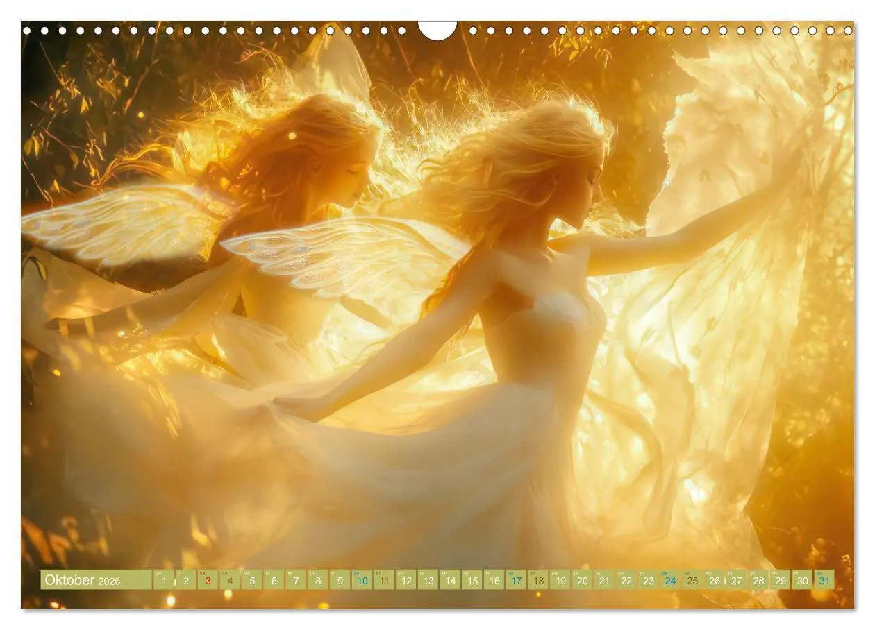Bild: 9783457646519 | Feen - Naturverbundene Wesen (Wandkalender 2026 DIN A3 quer),...