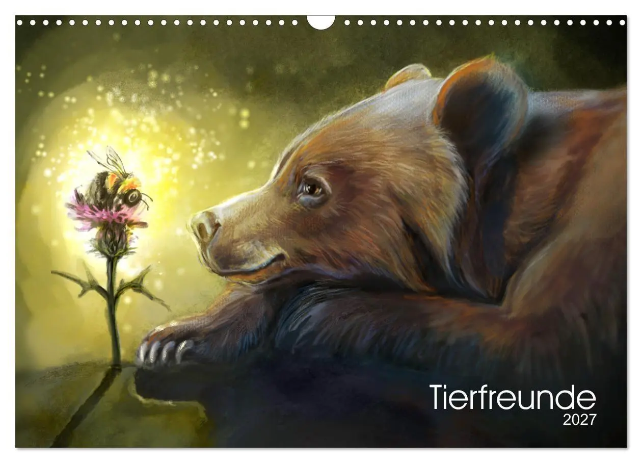Cover: 9783569516519 | Tierfreunde (Wandkalender 2027 DIN A3 quer), CALVENDO Monatskalender