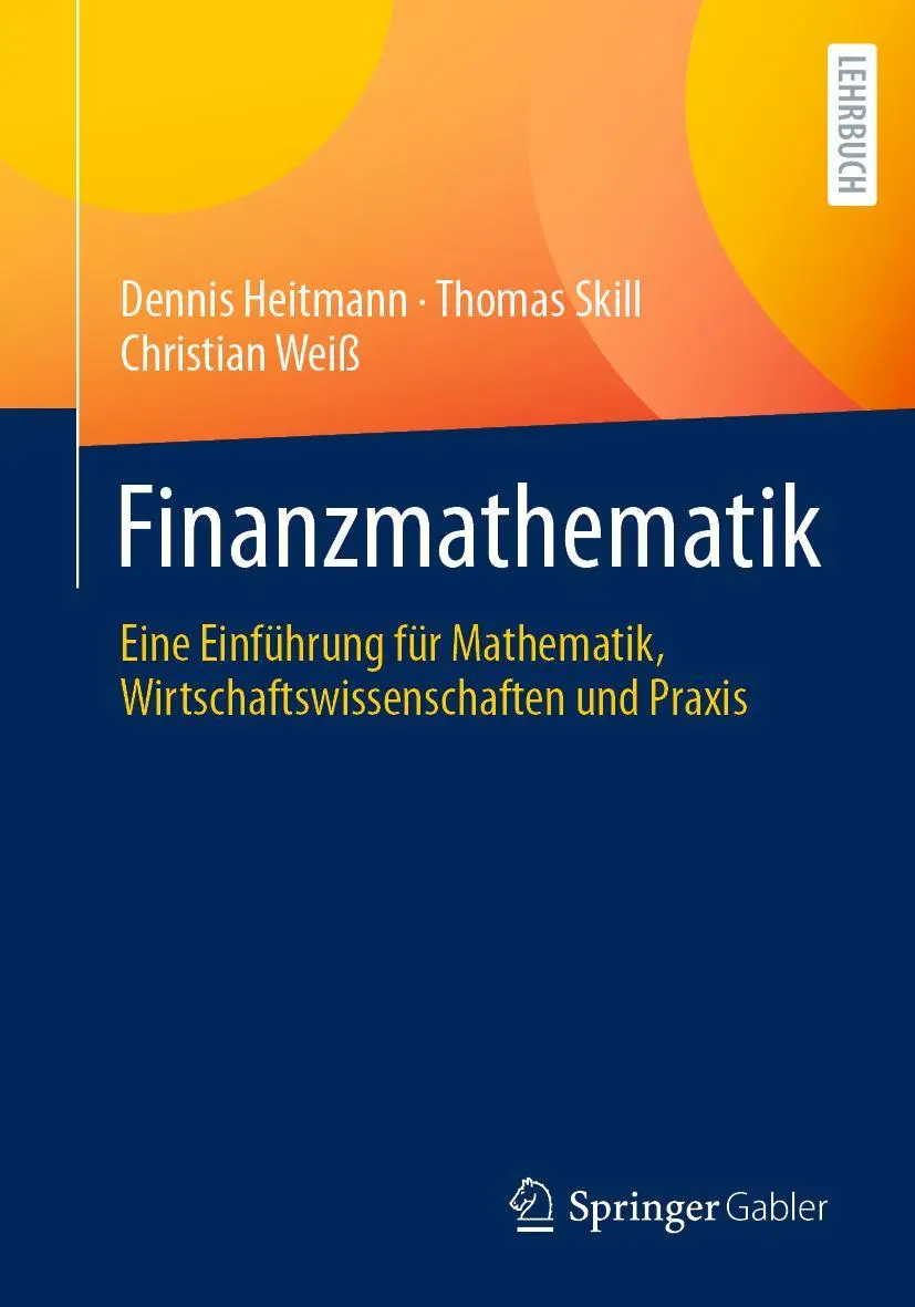 Cover: 9783662646519 | Finanzmathematik | Dennis Heitmann (u. a.) | Taschenbuch | xii | 2022