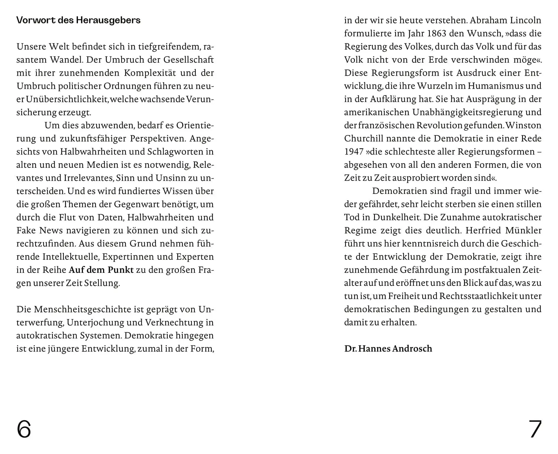 Bild: 9783710606519 | Die Zukunft der Demokratie | Herfried Münkler | Buch | Auf dem Punkt