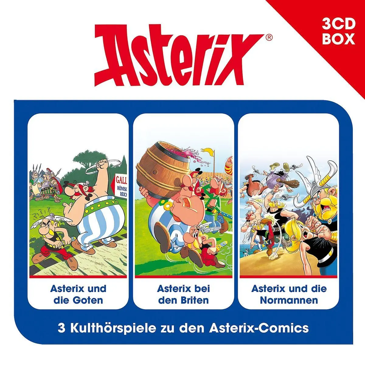 Cover: 602547446619 | Asterix Hörspielbox Vol. 3 | René/Uderzo, Albert Goscinny | Audio-CD