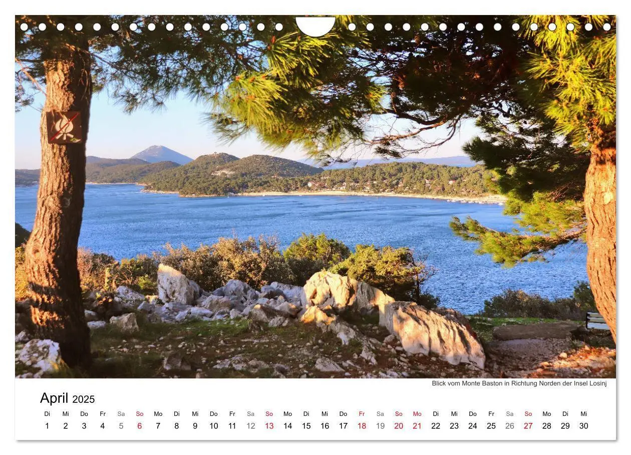 Bild: 9783435166619 | Kroatiens Inselzauber, Losinj (Wandkalender 2025 DIN A4 quer),...