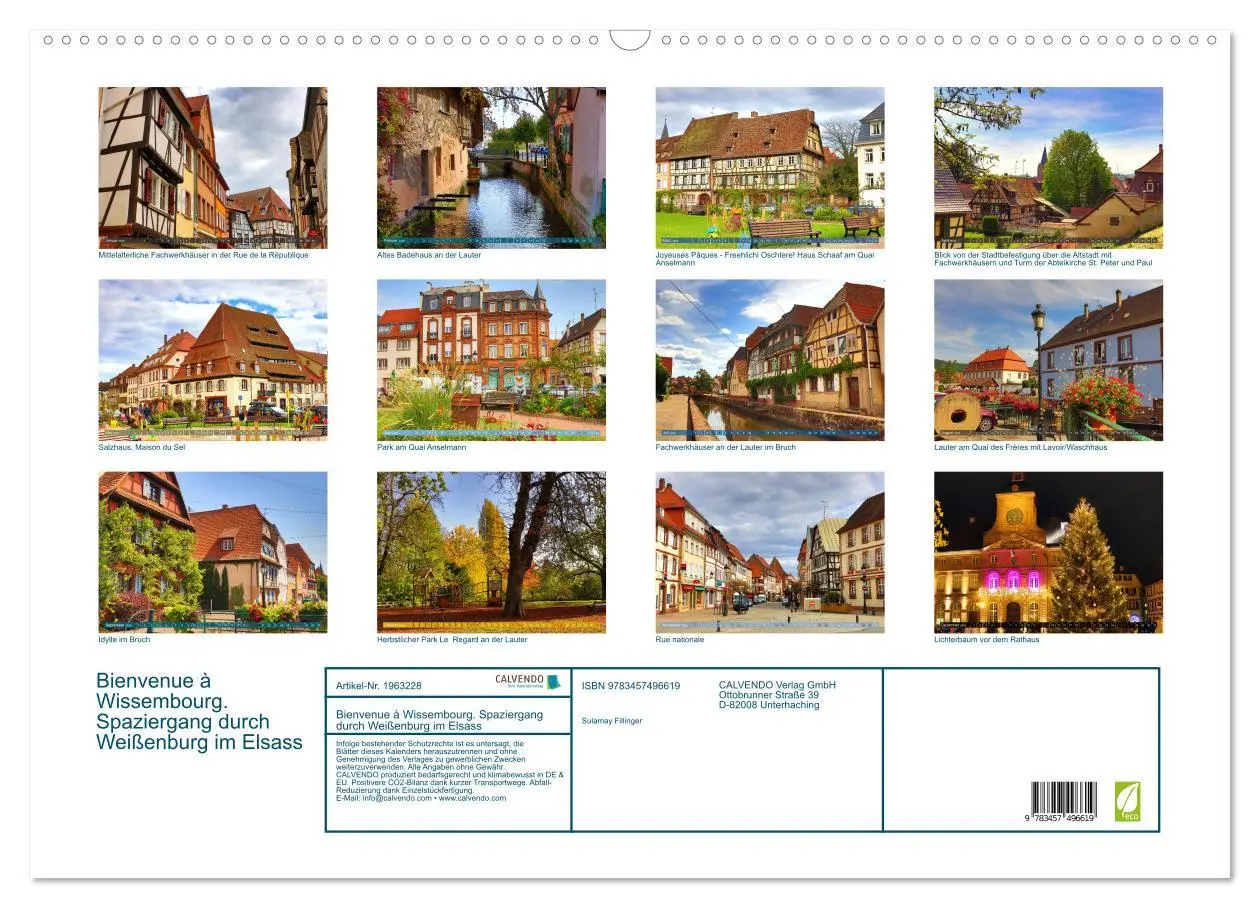 Bild: 9783457496619 | Bienvenue à Wissembourg. Spaziergang durch Weißenburg im Elsass...