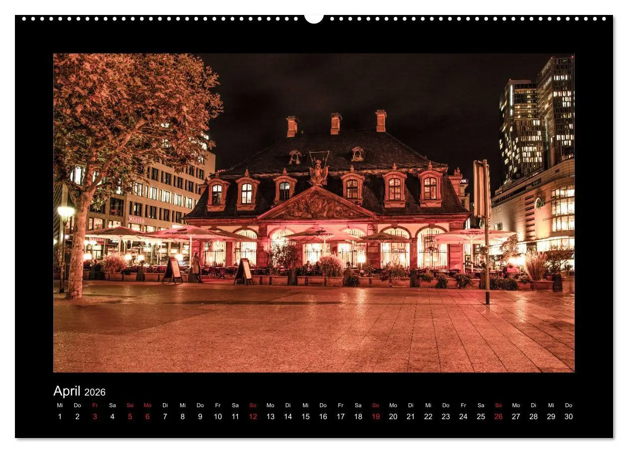Bild: 9783457706619 | Frankfurt bei Nacht 2026 (hochwertiger Premium Wandkalender 2026...