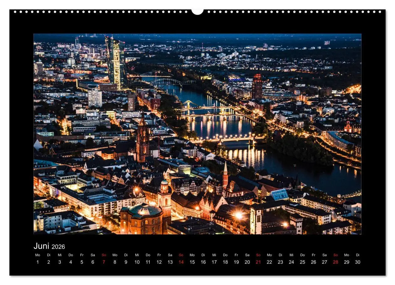 Bild: 9783457706619 | Frankfurt bei Nacht 2026 (hochwertiger Premium Wandkalender 2026...