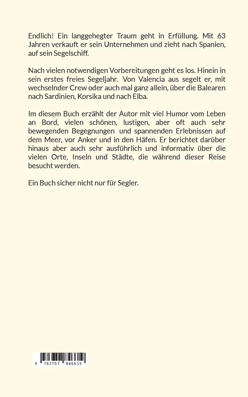 Rückseite: 9783757846619 | SALZ WASSER TRÄUME | Unter vollen Segeln ins Ungewisse | Jennes | Buch