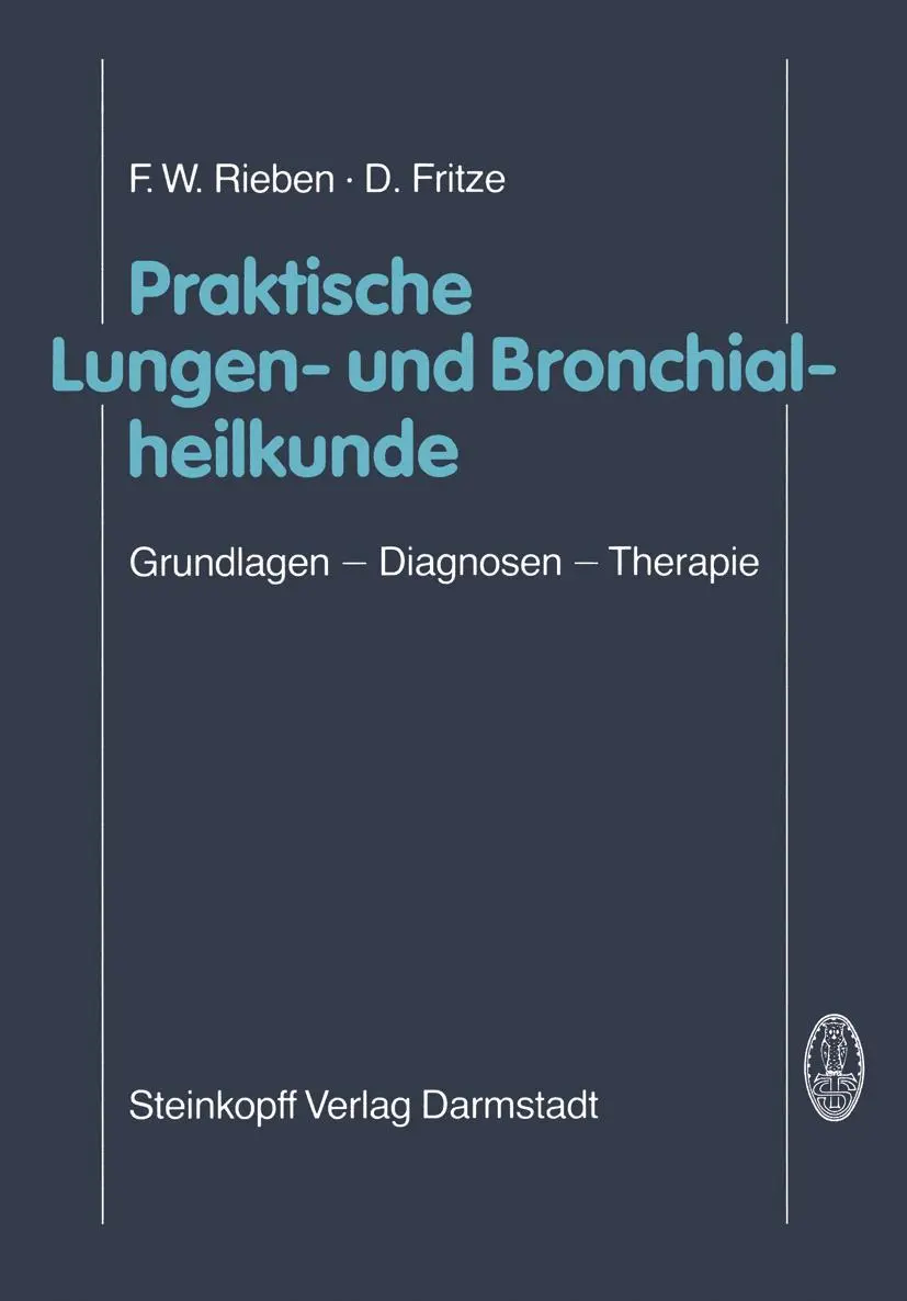 Cover: 9783798506619 | Praktische Lungen- und Bronchialheilkunde | D. Fritze (u. a.) | Buch
