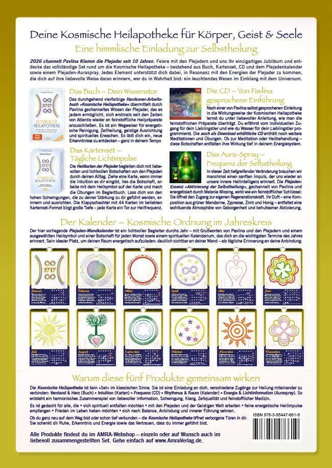 Bild: 9783954476619 | PAVLINA KLEMM'S PLEJADENKALENDER 2026. Der Jubiläumskalender »10...